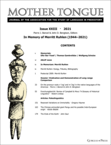 Mother Tongue Journal 23